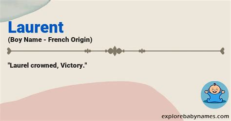 laruent|Meaning, origin and history of the name Laurent.